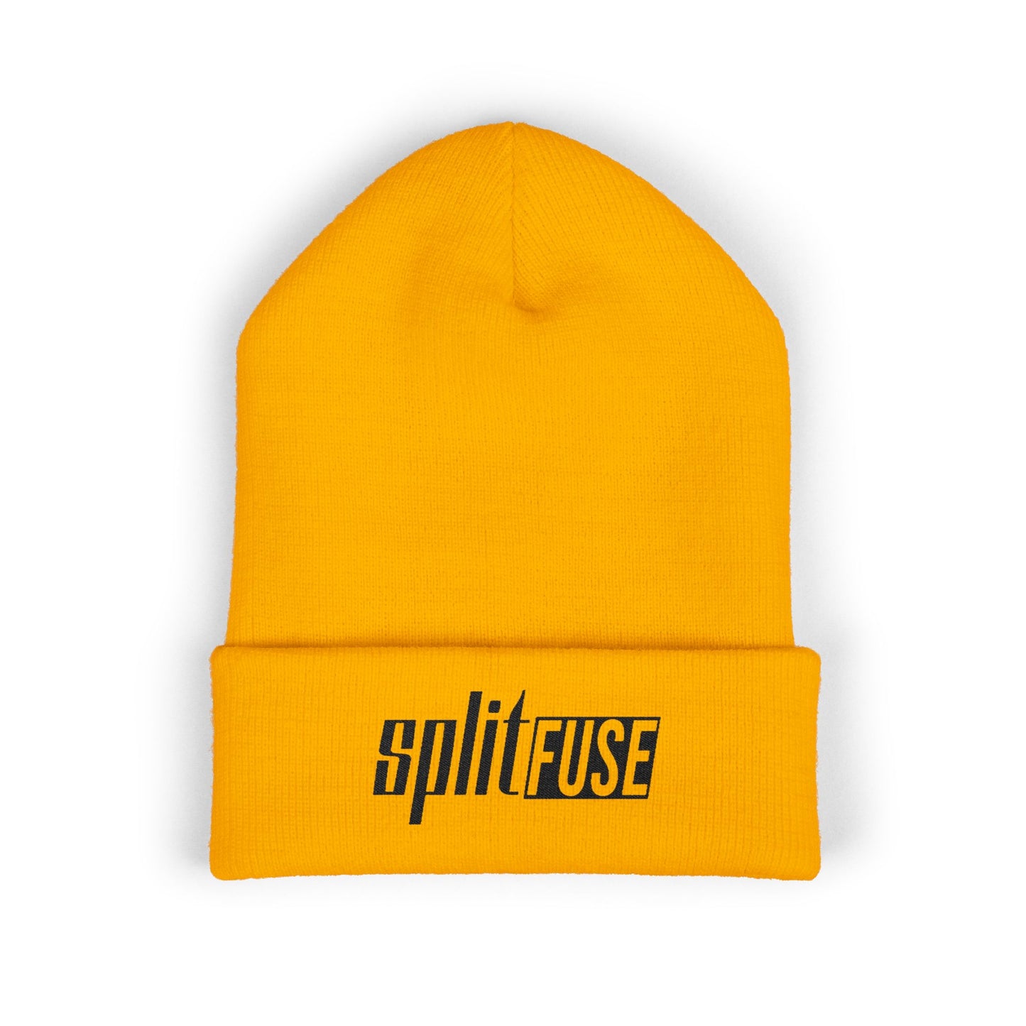 SPLITFUSE GOLD CUFFED BEANIE