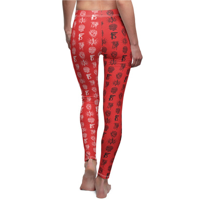 Women's Cut & Sew Casual Leggings (AOP)