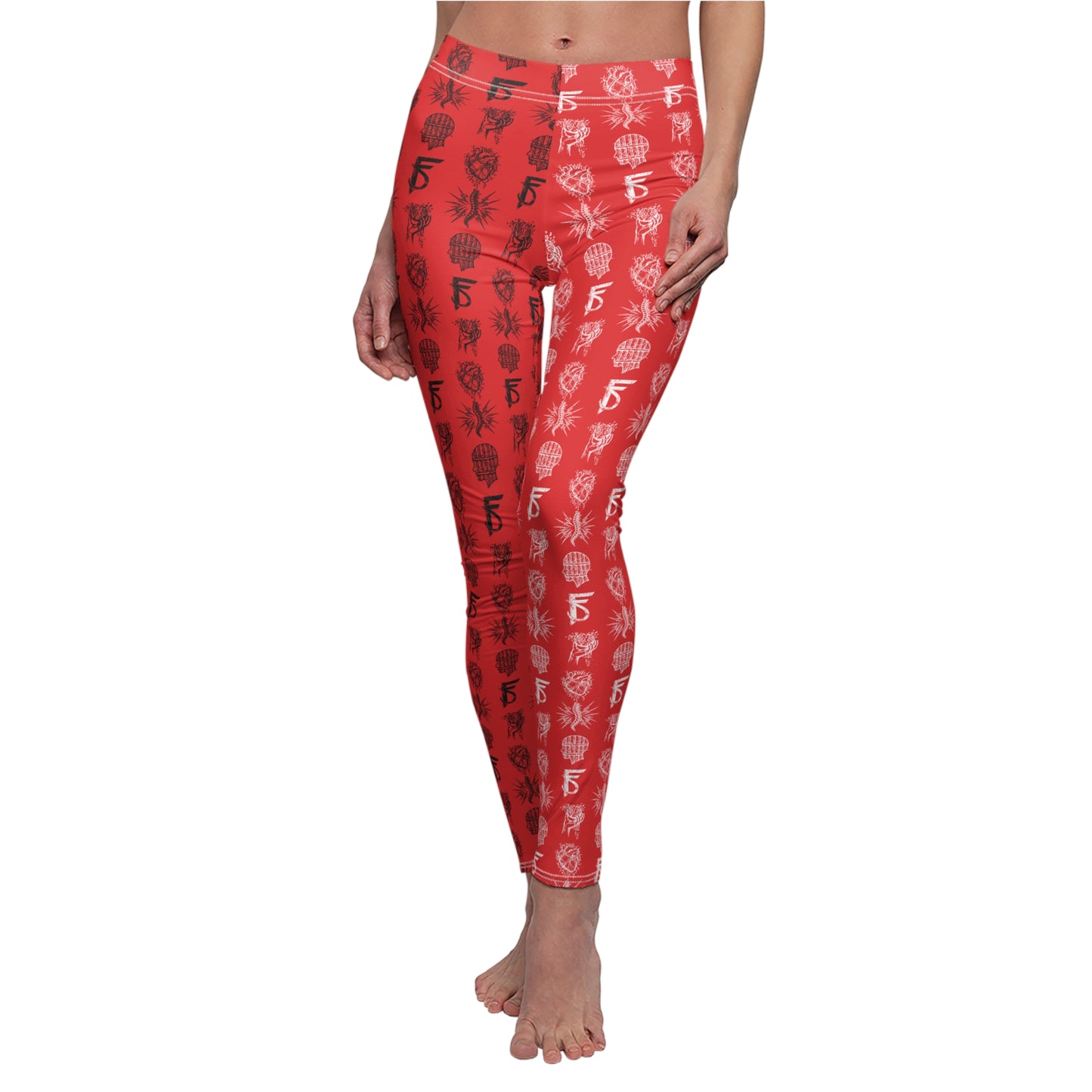 Women's Cut & Sew Casual Leggings (AOP)
